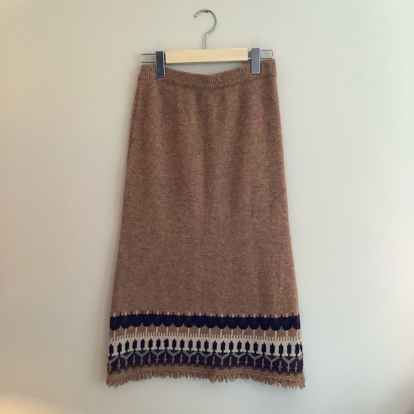 Vintage Dresses & Skirts - Vintage Long Wool Skirt